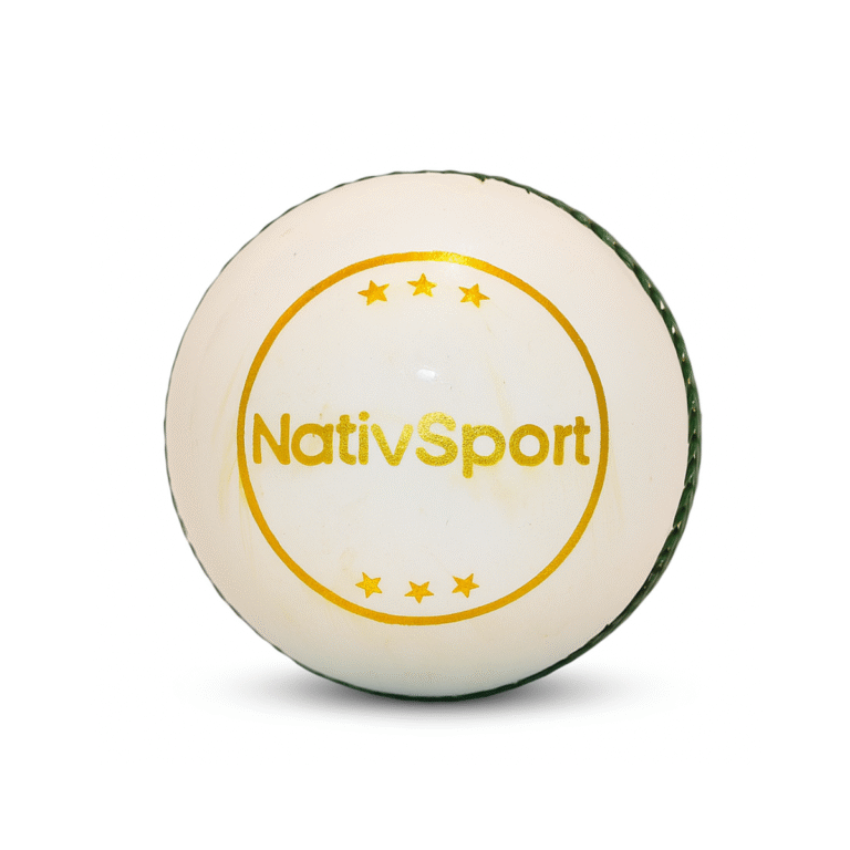 White Cricket Leather Ball | NativSport