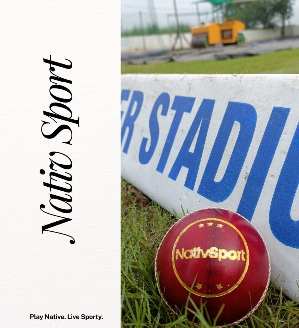 Nativ Sport - Red Cricket Leather Ball